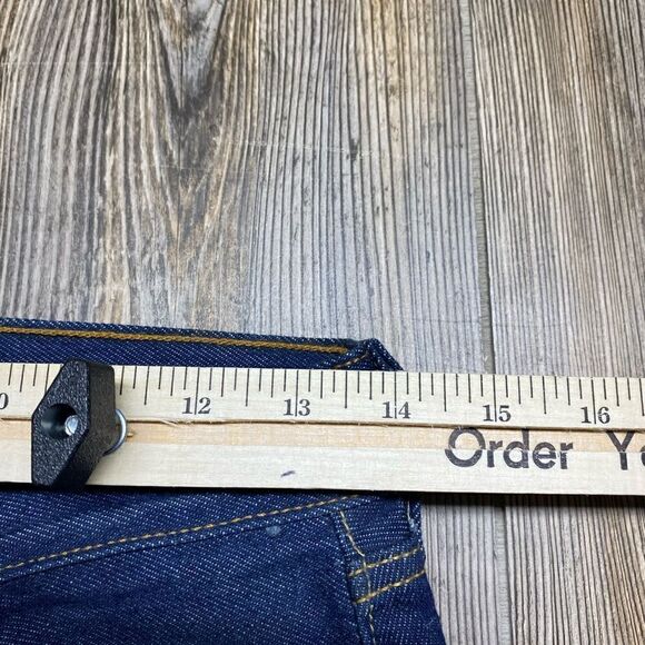 Vintage Levi's 501xx Dark Wash Blue Jeans 501-0000 Size 28x32 EUC - Picture 14 of 16